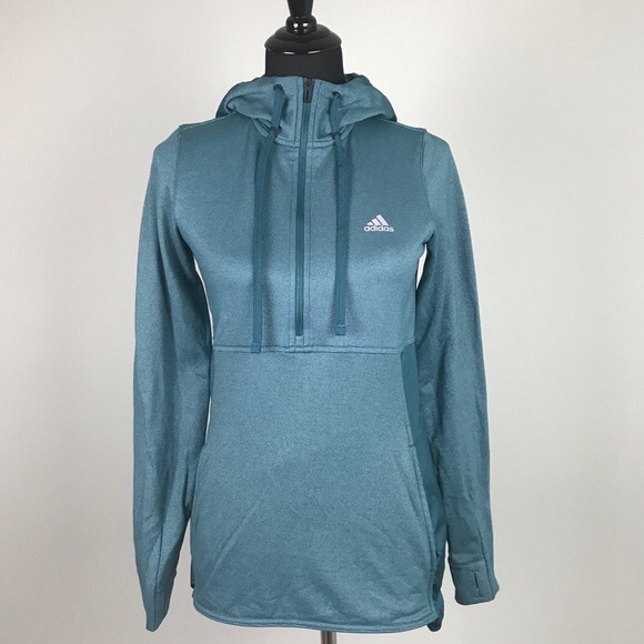 adidas women's climawarm hooded jacket
